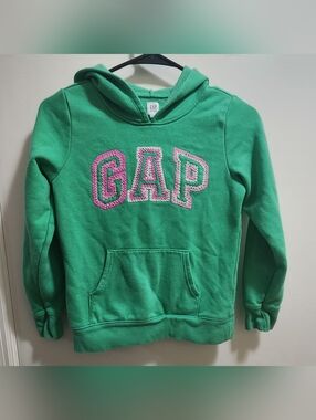 GAP Kids Green Logo Hoodie Size L 10